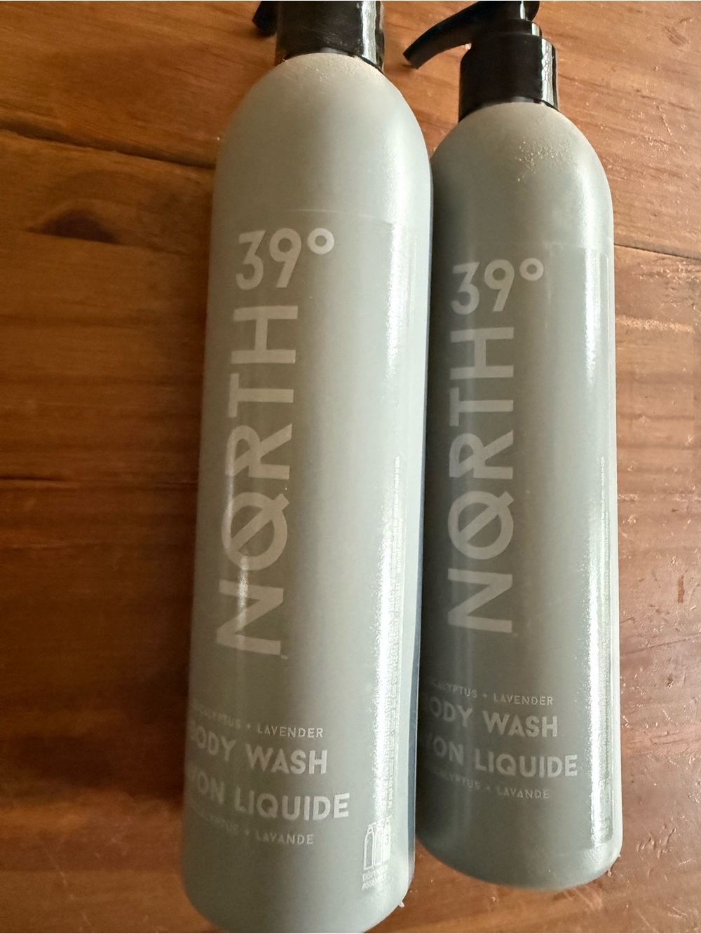 39° North Lavender Body Wash — Sage Gray Bottle